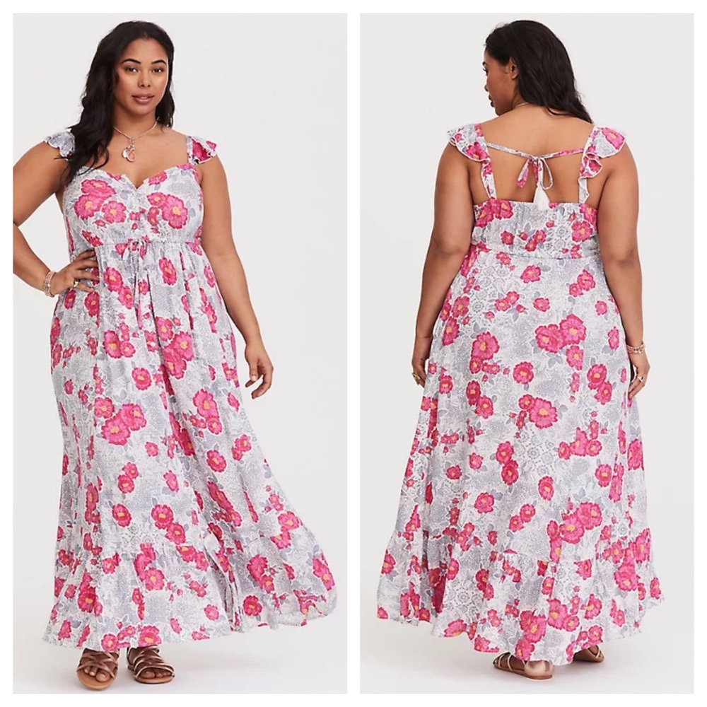 Torrid Floral Maxi Dress